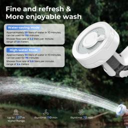 FLEXTAILGEAR-Outdoor Camping Duche, Bomba de chuveiro elétrico portátil, IPX7 impermeável para chuveiro ao ar livre, Car Wash, lavagem de louça, Pet Shower - Image 4