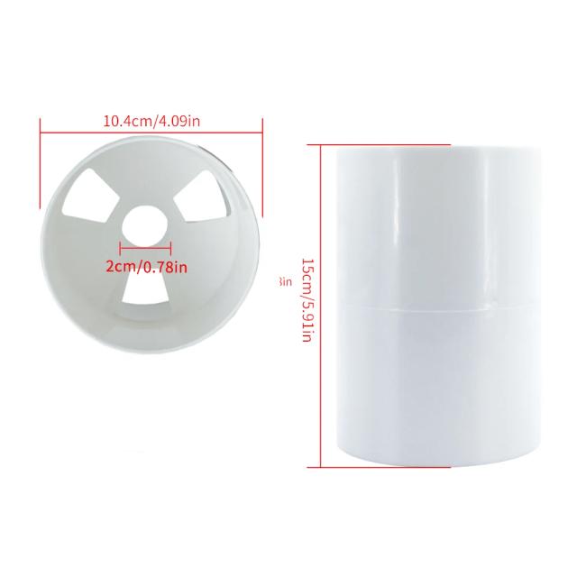 Capa de Copo para Buraco de Golfe em Plástico Branco