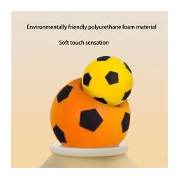 Futebol silencioso PU espuma não revestida bola de futebol macia, alta densidade, interior, sem ruído, saltando bola, treinamento silencioso para prática em casa - Image 5