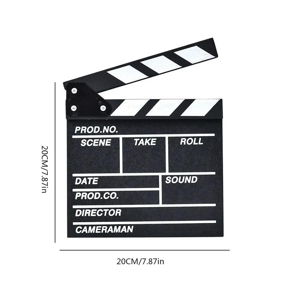 Cinema TV Clapboard, Gravação Vlog, Diretor, Cena Vídeo, Filme TV, 30x27cm - Image 1