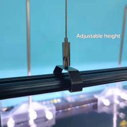 Suporte ajustável para aquário, Universal Fish Tank Light Holder, suporte da lâmpada, pendurado Kit, acessórios LED, 2 pcs - Image 4