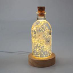 Molde de resina epóxi de cristal de led, faça você mesmo, lâmpada noturna, espelho de assento, molde de silicone, suporte de luz noturna, conjunto de decoração - Image 5