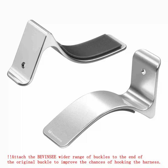 BEVINSEE Extensor de Cinto de Segurança para BMW E92 Série 3 2005-2013