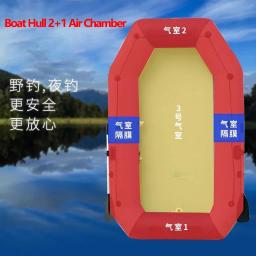 Barco Inflável Conjunto com Motor Elétrico, Pá Universal, Caiaques Em PVC, Ar Deck, Plataforma De Pesca, Grosso e Ampliado, 0.9mm - Image 2