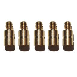 30 pçs arco e flecha de cobre inserir peso adicional bob-peso contrapeso balanceador de alumínio seta inserção caça acessórios - Image 5