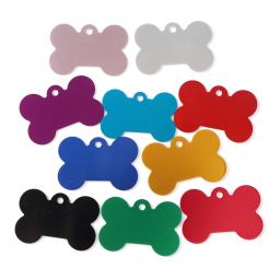 Alumínio osso Tags para Pet cão e gato, etiquetas personalizadas para prevenir a perda, Puppy Coleiras, marcadores ósseos, Pet Supplies, 10 pcs - Image 6