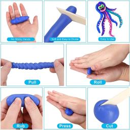 Argila de polímero, modelagem de argila para crianças diy starter kits, forno cozido modelo argila, não-tóxico, não-pegajoso, presente para crianças artistas - Image 6
