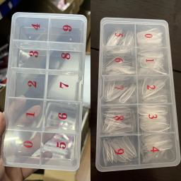 Dica Organizador de armazenamento do prego plástico transparente, Unhas Postiças, Jóias e Artesanato Beads, Container Case, Ideal para armazenar, 10-Seção - Image 2