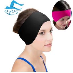 Gts ajustável feminino crianças orelha banda capa para natação banho tampões de ouvido da criança cabeça banda protetor neoprene - Image 1