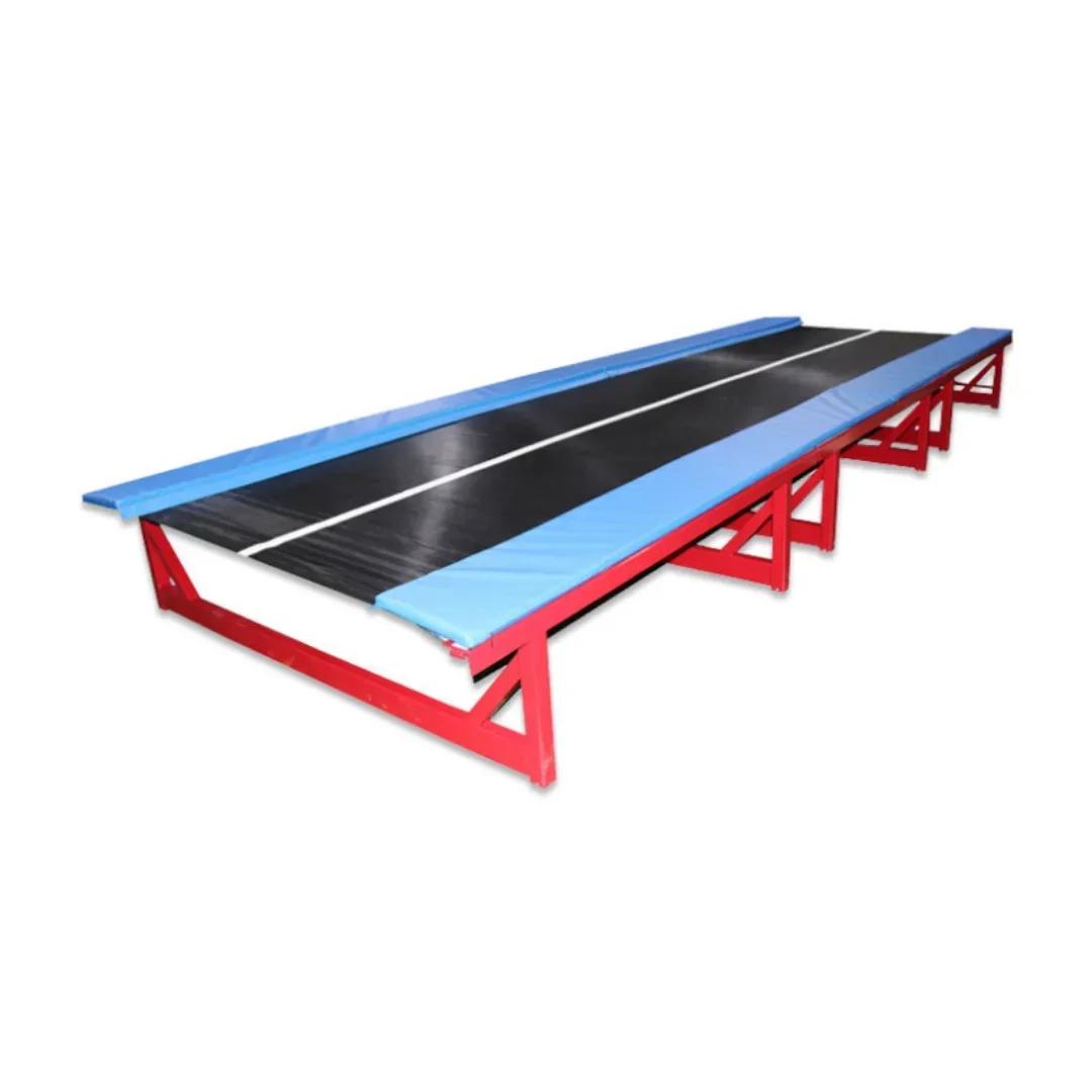 Fabricantes de tamanho personalizado trampolim de treinamento de ginástica interna trampolim de competição profissional - Image 1