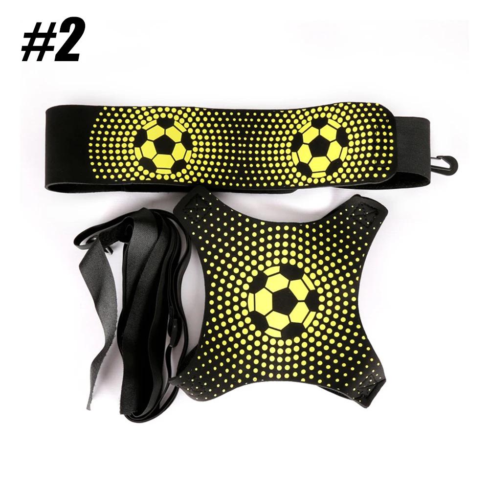 Treinamento de Habilidade Bola De Futebol Ajustável, Juggle Band, Prática Solo, Auxiliar Circulando, Cinto Elástico, Equipamento de Futebol Kick Trainer - Image 1