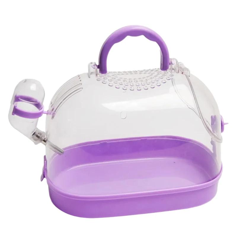Gaiola viagem para animais pequenos, porta pequenos para animais estimação, caixa transporte ventilada para mão - Image 1