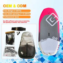 Hydrofoil Surf Wing Foil Board, fibra de carbono, kitesurf, estoque novo estilo, 78L 98L 118L - Image 5