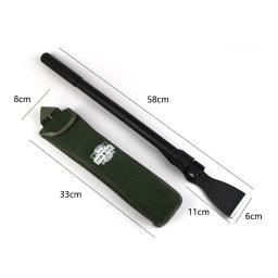 Ferramenta de acampamento multifuncional, pá de aço pequena dobrável, picareta enxada, multitool ao ar livre para montanhismo, 1pc - Image 6