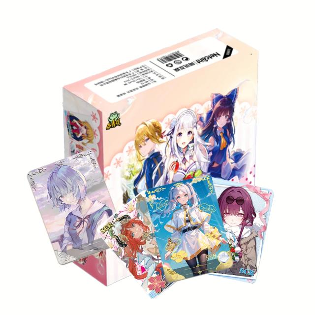 Coleção de Cartas do Anime Comic Game: A Deusa, Flor do Vento, Neve e Lua - 150 Peças em 30 Sacos