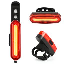 USB recarregável bicicleta levou lanterna traseira, lâmpada vermelha, impermeável, mountain bike, ciclismo, aviso de segurança, luzes traseiras, ao ar livre - Image 5
