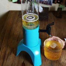 Luminous Beer Barrel com luz LED, Colunar Tabletop, Torre de Cerveja, Drink Dispenser, Vinho Cannon Set para Bar, Boate, Festa, 1.5l - Image 2