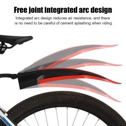 2 pçs universal ajustável mountain bike paralama asas conjunto dianteiro roda traseira da bicicleta lama de água guarda pára-choques acessórios ciclismo - Image 3