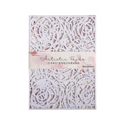 6 pacotes/lote série de produção de papel artístico bonito adorável retro decorativo bloco de notas de papel - Image 5