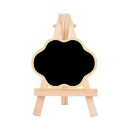 Placa de mensagem de mesa da etiqueta do nome do alimento para a festa de casamento mini sinal de quadro de madeira dobrável do cavalete - Image 6