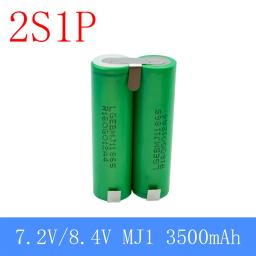 2S1P 1S3P 3S2P 4S2P 5S2P 8.4V 3.7V 10.8V 16.8V 18V MJ1 bateria 18650 3500mAh bateria para 18V chave de fenda bateria - Image 4