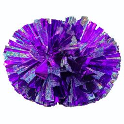 Deslumbrante torcendo pompons para decoração do partido, 32cm, Laser Film, Cheerleading Flower Ball, Sports Game Pom Poms, Vocal Concert Dance, 1PC - Image 4