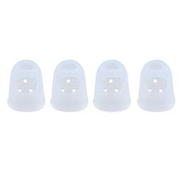 Guitarra de silicone pressionando Finger Covers, protetores de dedos espessados, antiderrapantes, resistente ao desgaste, universal, 1 pc, 5pcs - Image 5