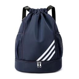 Mochila de bolas de esportes ao ar livre Saco de cordão Saco organizador de basquete e futebol Saco de armazenamento de grande capacidade - Image 2