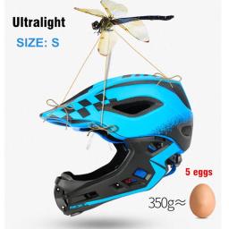 CIGNA-Capacete de bicicleta completo para crianças, capacete infantil, luz da cauda, chin removível, bicicleta de descanso, ciclismo, esporte de corrida, boné de segurança - Image 3