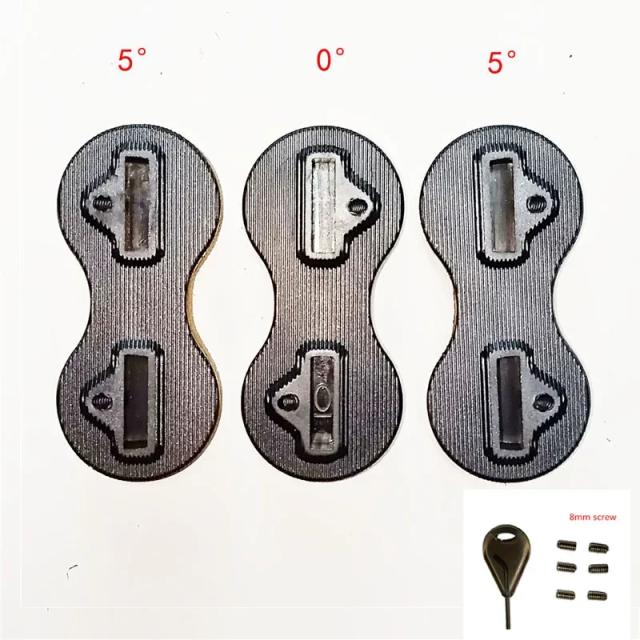 Caixa de Fusão Padrão FCS com Tri Fins para Surf, Wakeboard, Longboard, Skimboard e Bodyboard - Conjunto com 3 Peças 