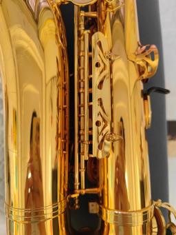 Saxofone profissional com gravação profunda, latão banhado a ouro, SaX Jazz instrumento, de alta qualidade, 62 B-flat - Image 2