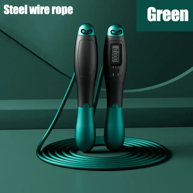 Corda de Pular com Bolas Pesadas para Perda de Peso: Equipamento de Ginástica Ideal para Casa para Homens e Mulheres