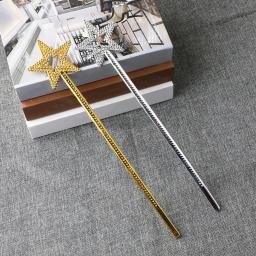 Varinhas de fadas para decoração de festa, fino acabamento, forma de estrela, adereços duráveis, 5 peças - Image 2