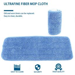 Replacement Microfiber Washable Mophead Wet And Dry Cleaning Mop Pads Fit Flat Spray Mops Household Cleaning Tools - Image 4