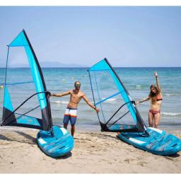 Wind Surf com monofilme poliéster vela, X-ply, Iniciante com fibra de vidro de alumínio, 3.0 4.0 5.0 - Image 2