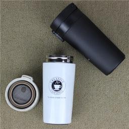 Garrafa térmica de aço inoxidável com tampa Caneca de café Frasco de vácuo Copo de água Copo de isolamento térmico Copo de acampamento - Image 4