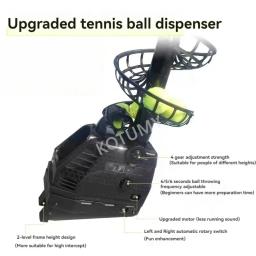 Máquina de entrega de bola de tênis, Auto-ajuda única prática com Net Catcher, Multi-ball Training Assist, portátil - Image 2