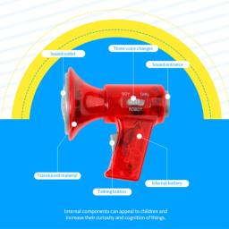 Mudadores de Voz Handheld Megafone Voice Converter Muito Cool Compact Crianças com 3 Modificadores de Voz Diferentes - Image 4