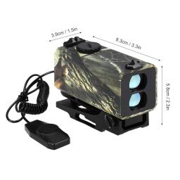 Mini Range Finder Monte em Rangefinder Rifle, Caça ao ar livre, Tiro Distância Medição de Velocidade, Real-Time Rifle Scope, 700m - Image 2