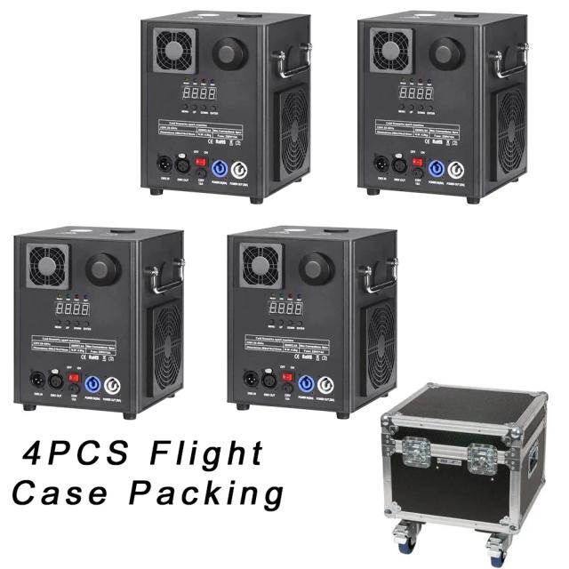 Máquina de Faísca Fria com Controle Remoto para Fogos de Artifício - Efeito Especial para Casamentos e Festas, 600W, DMX, 4 Peças por Lote