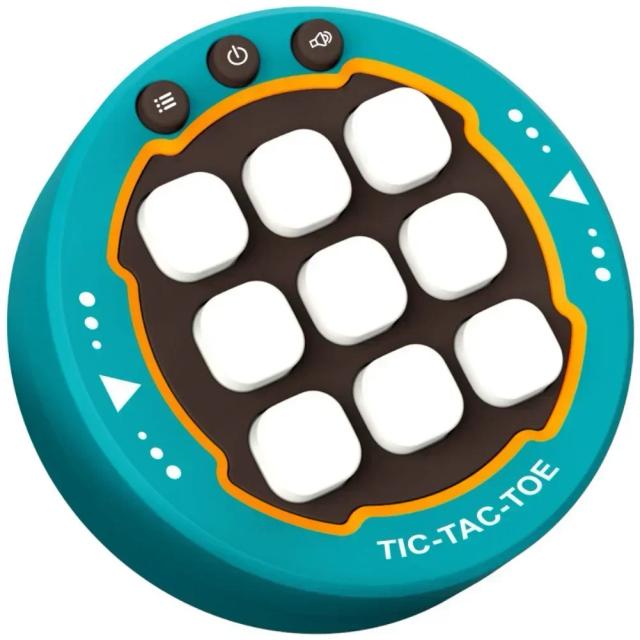 Jogo Eletrônico Tic-Tac-Toe Portátil para Adultos e Crianças 1 Unidade