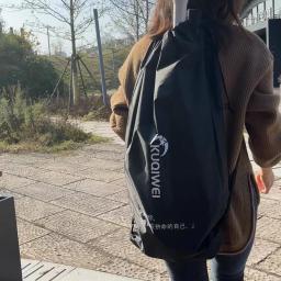 Raquetes de tênis saco com cordão bolso, Badminton Racquet Cover, mochila de viagem para jogadores viajantes, Squash Racquet - Image 3