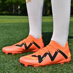 Tênis de futebol baixo para homens, botas de futebol antiderrapantes para adultos e crianças, tênis de treinamento profissional TF, FG, de alta qualidade, novos - Image 5
