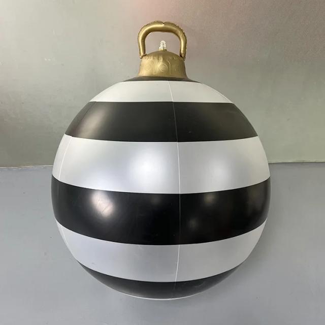 Bola de Natal Inflável Gigante 80cm para Decoração Externa