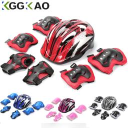 Almofadas de joelho e cotovelo para crianças, Guards Protective Gear Set, Equipamento de segurança para patins, Ciclismo, Bicicleta, Skate, Esportes - Image 1