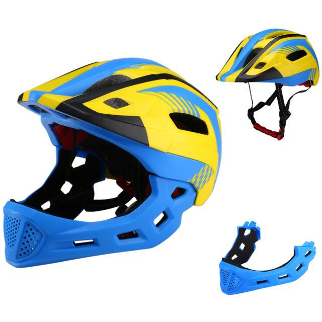 Lixada Capacete Infantil Integral Destacável para Ciclismo e Skate
