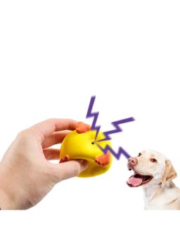 Animal de estimação brinquedo interativo para cão gato gritando borracha frango porco vaca brinquedo para cães latex squeaker mastigar treinamento produtos para animais de estimação - Image 2