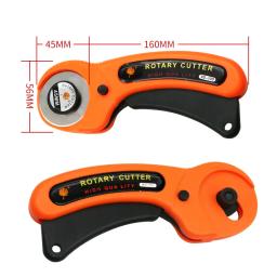 Artesanato de couro 45mm cortador rotativo ferramenta de corte de couro faca tecido lâmina circular faca diy retalhos costura estofando - Image 3