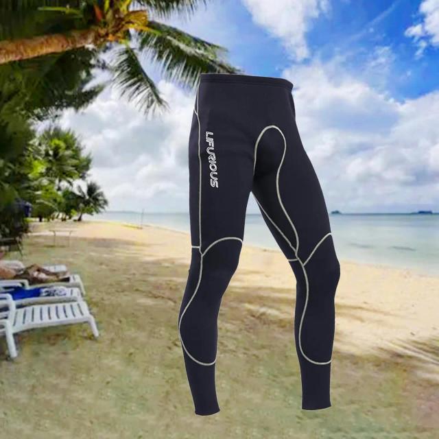 Calças de Mergulho Masculinas de Neoprene 2mm para Surf e Natação no Inverno
