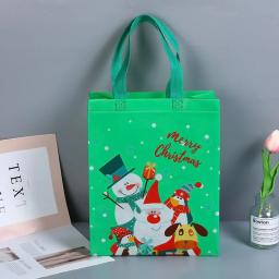 Sacos de embalagem de presente não tecidos decorações de natal doces sacos de moda grande capacidade sacola - Image 5